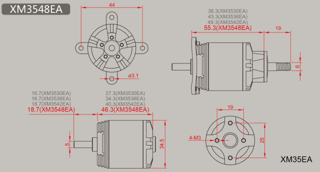DUALSKY XM3548EA-5
