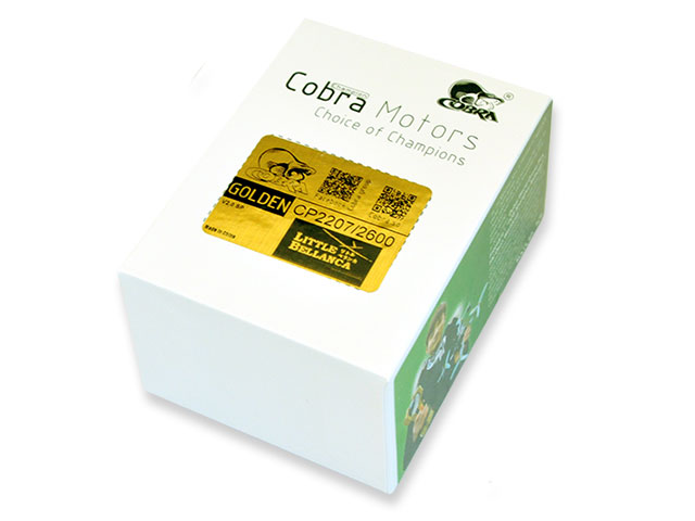COBRA CP2207-2600KV Golden FPV用ブラシレスモーター