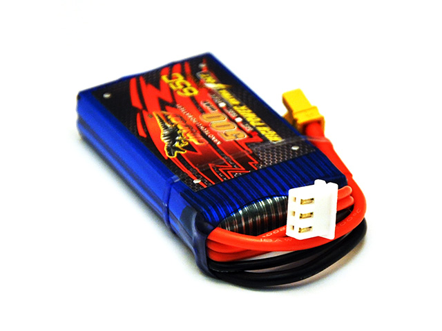 DINOGY ダイノジー リポバッテリー 7.4V500mAh 65C XT30 (LC-2S500H) ミニFPVレーサーに最適