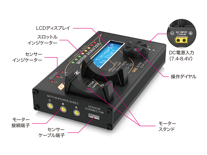 G-FORCE モーターアナライザー Motor Analyzer　G0107 