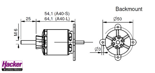 Hacker Motor A40-10L V4