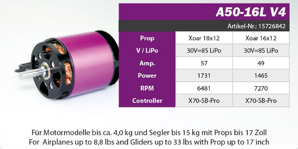 Hacker Motor A50-16L V4