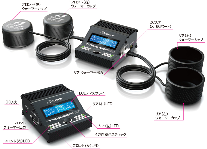 G-FORCE タイヤウォーマー PRO V3 G0350 TYRE WARMER