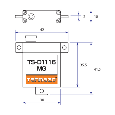 TAHMAZO ウイングサーボ TS-D1116MG