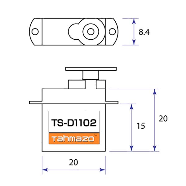 TAHMAZO デジタルマイクロサーボ TS-D1102  48905