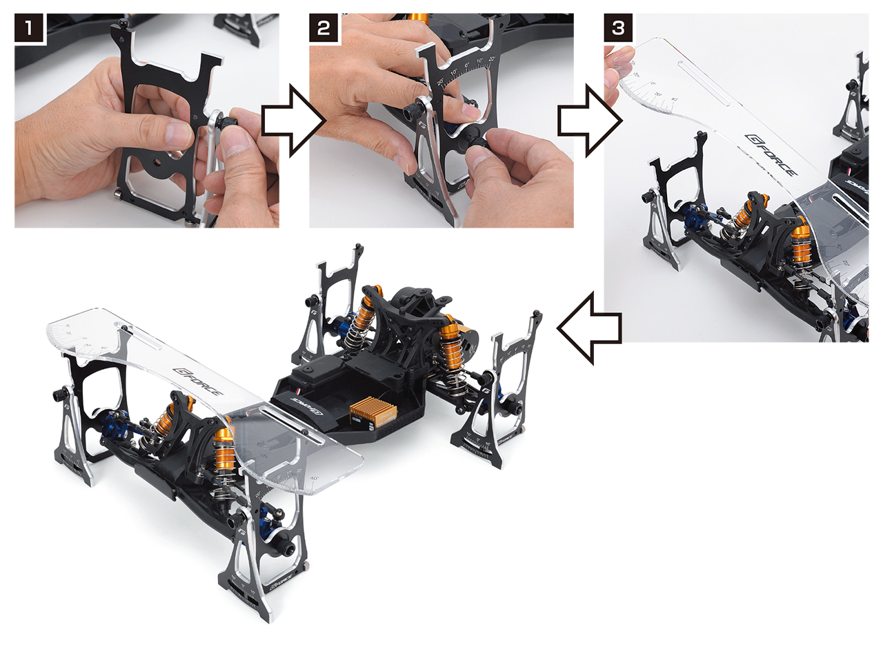 G-FORCE 1/10バギー用セットアップシステム Setup System for 1/10 Buggy