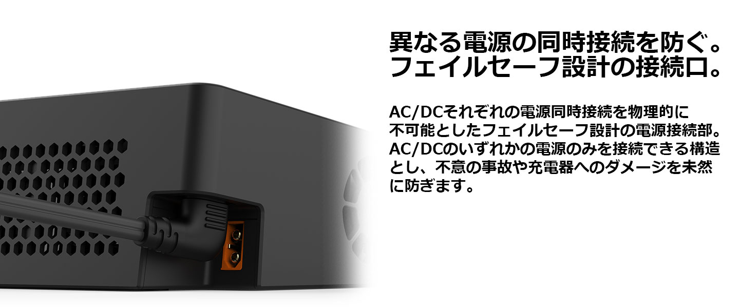 G-FORCE ISDT K2 Air AC200W/DC500Wx2充放電器（２系統）K2 Air Dual Charger AC200W/DC500W GDT116