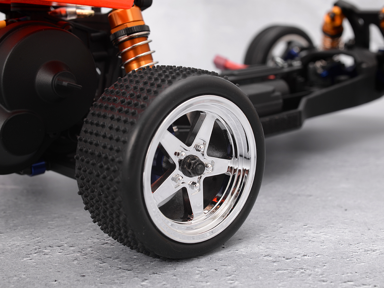 G-FORCE リヤスポークホイール2.2インチ（クローム） (Genova ジェノバ用オプションパーツ) GOP131