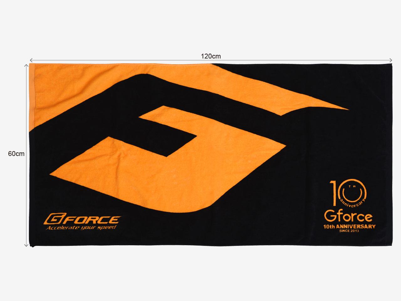 G-FORCE ジーフォース10周年記念ロゴ入り今治産ピットタオル GF Pit Towel 10th Anniversary G0500