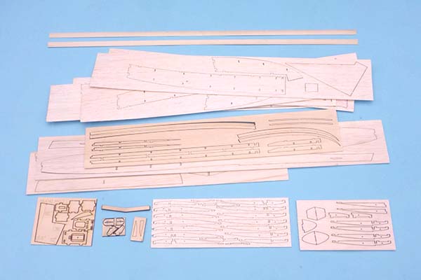 OK模型 PILOT マイクロRCグライダー クールミント バルサキット
