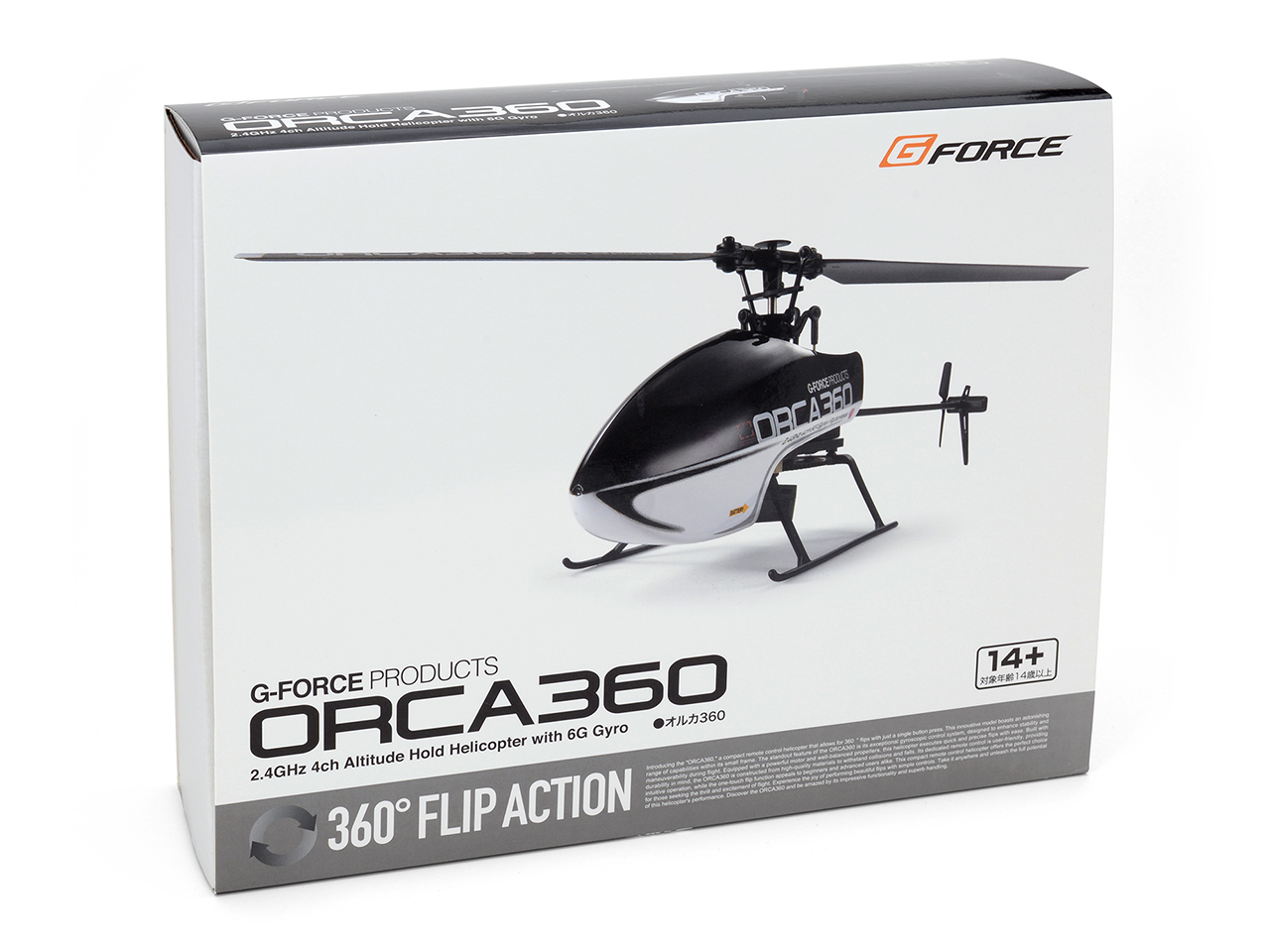 G-FORCE 2.4GHz 4chヘリコプター ORCA360 オルカ360 RTFセット (GB022) 100g未満