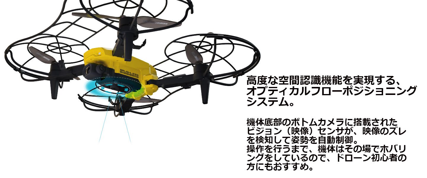 ラ・シエロ 2.4G 4CH Wi-Fi CAM & BRUSHLESS MOTOR LACIERO (GB040)