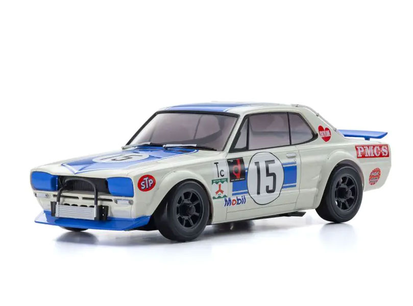 京商 ミニッツAWD 日産 スカイライン 2000GT-R (KPGC10) レーシング 1972 #15 32643BL KYOSHO