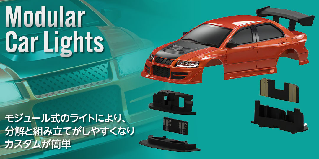 ハイテック TURBO RACING ターボレーシング 1/76スケール オンロードカー C76レッド  HITEC