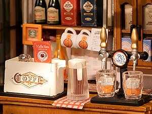 ROBOTIME DIYミニチュアハウスキット  ティプシーレストラン DG167 Rolife