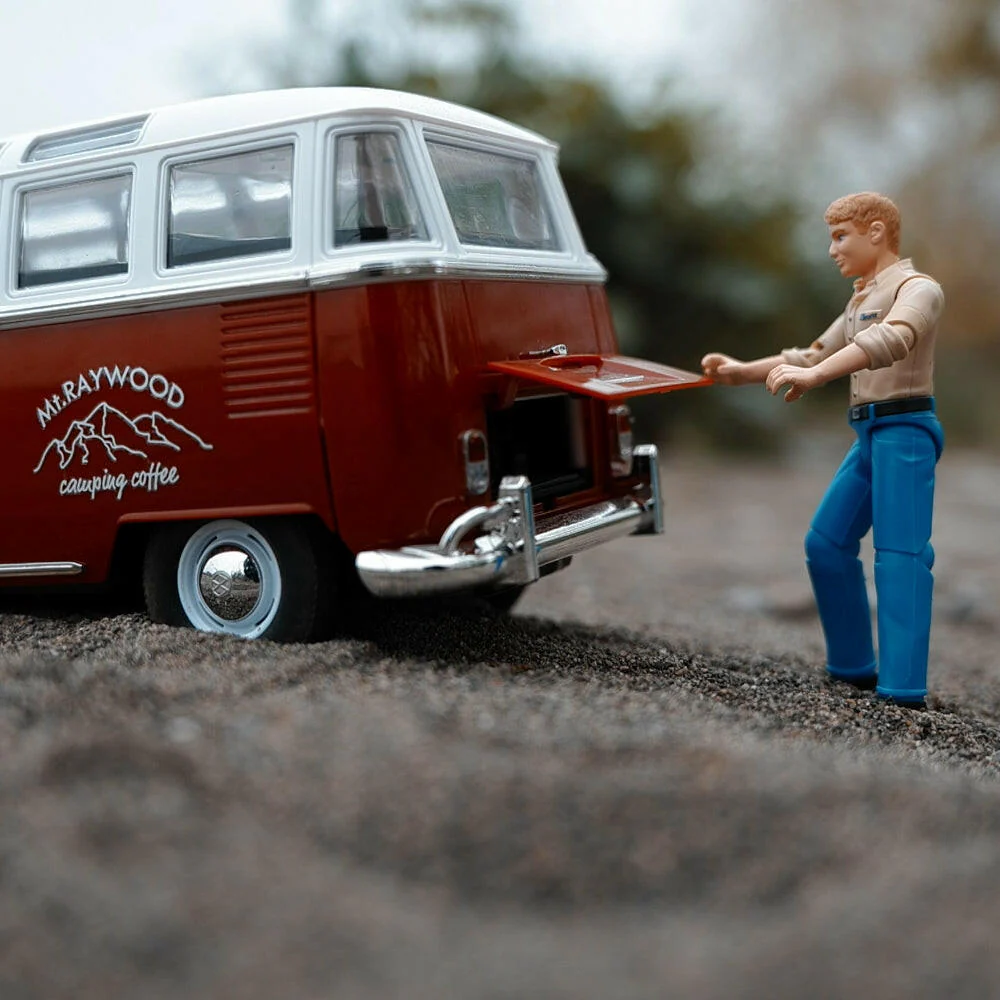 RAYWOOD WPL JAPAN Miniシリーズ CXD D52 RTR Volkswagen Type 2 (ワーゲンバス) 