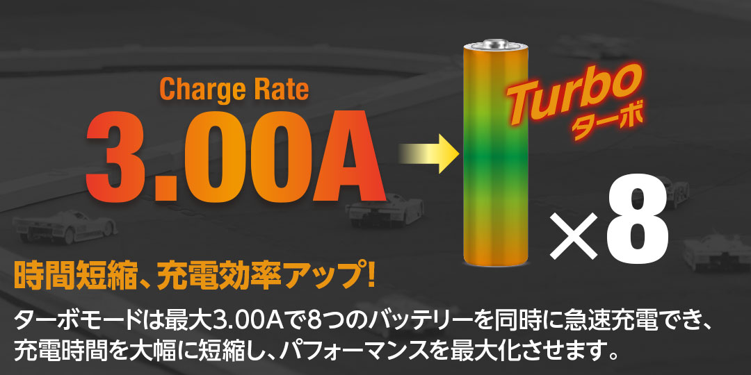 ハイテック 単3/ 単4充電器 AA/AAA チャージャー X8 アドバンス EX プロ (AA/AAA Charger X8 Advanced EX Pro) 44368
