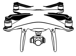 MA DJI Phantom 4用高耐久性アップグレード折ペラ(レッド）