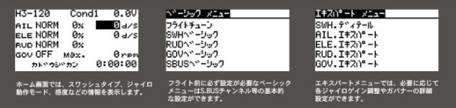 フタバ CGY760R受信機・ガバナー内蔵ヘリ用3軸ジャイロ