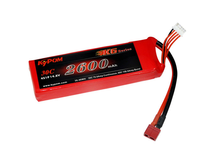 キーポン KYPOM リポバッテリー K6 14.8V2600mAh 30C