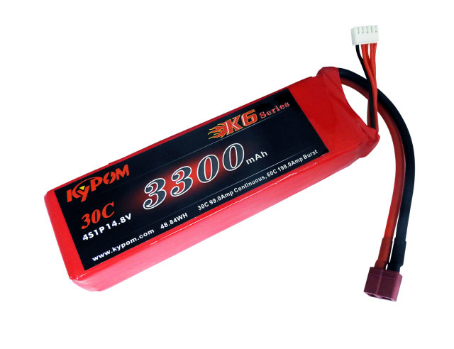 キーポン KYPOM リポバッテリー K6 14.8V3300mAh 30C