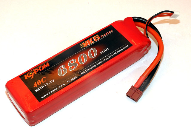 K6 11.1V6800mAh 40C (KT6800/40-3S)