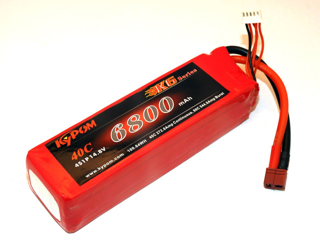 K6 14.8V6800mAh 40C (KT6800/40-4S)