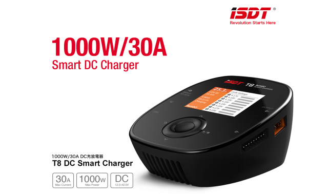 G-FORCE 1000W/30A DC充放電器 T8 DC Smart Charger　GDT105