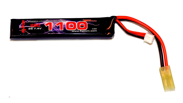 キーポン KYPOM 電動ガン用リポバッテリー 7.4V1000mAh 25C