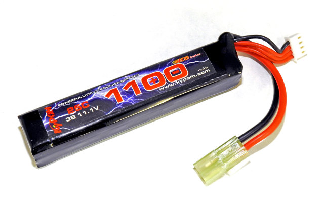 キーポン KYPOM 電動ガン用リポバッテリー 11.1V1100mAh 25C