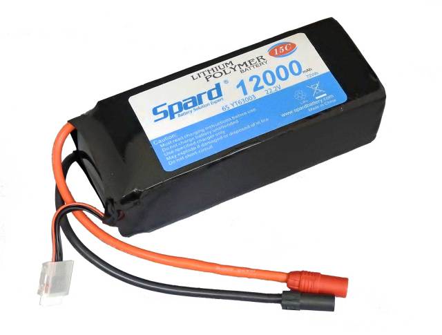 YUNTONGユントン リポバッテリー SPARD 22.2V12000mAh 15C (YT63003)