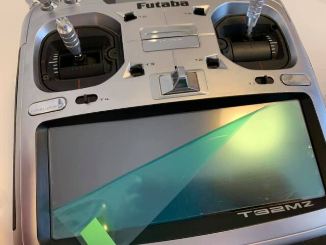 フタバ T32MZ用LCD保護シート（サブ＆メイン）　BT3350