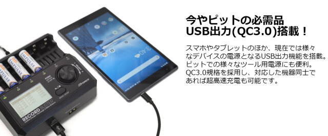 G-FORCE 単３／単４ニッケル水素／ニッカドバッテリー用充放電器 Record Buster AA/AAA Charger G0156